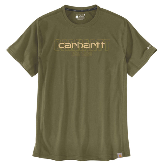 Carhartt Force Relaxed Fit Midweight Short-Sleeve Logo Graphic T-Shirt