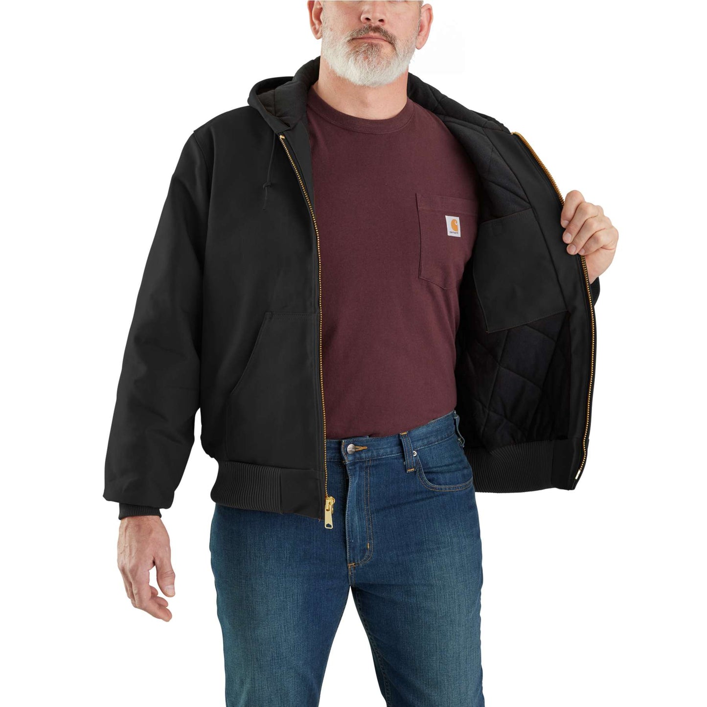 Carhartt J140 Loose Fit Firm Duck Insulated Flannel-Lined Active Jacket