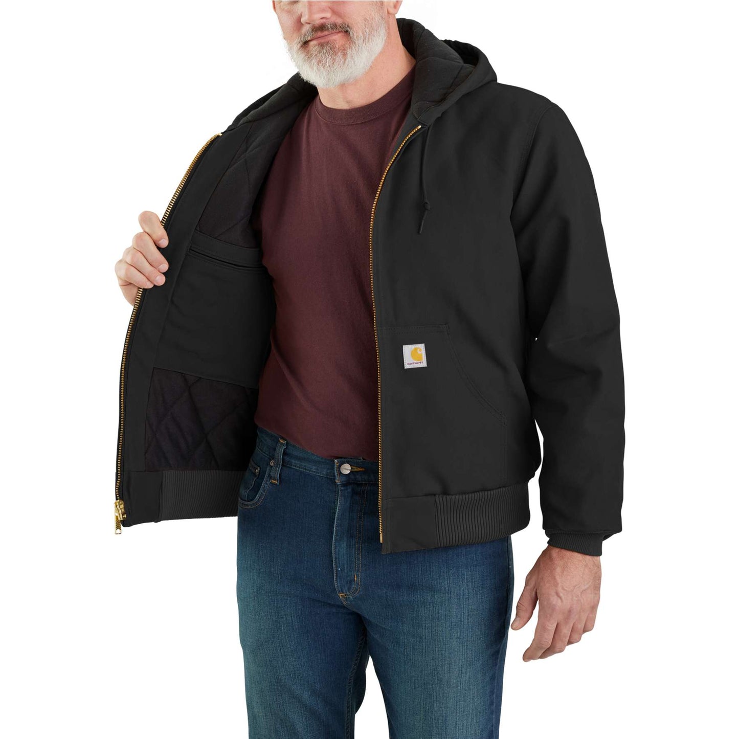 Carhartt J140 Loose Fit Firm Duck Insulated Flannel-Lined Active Jacket