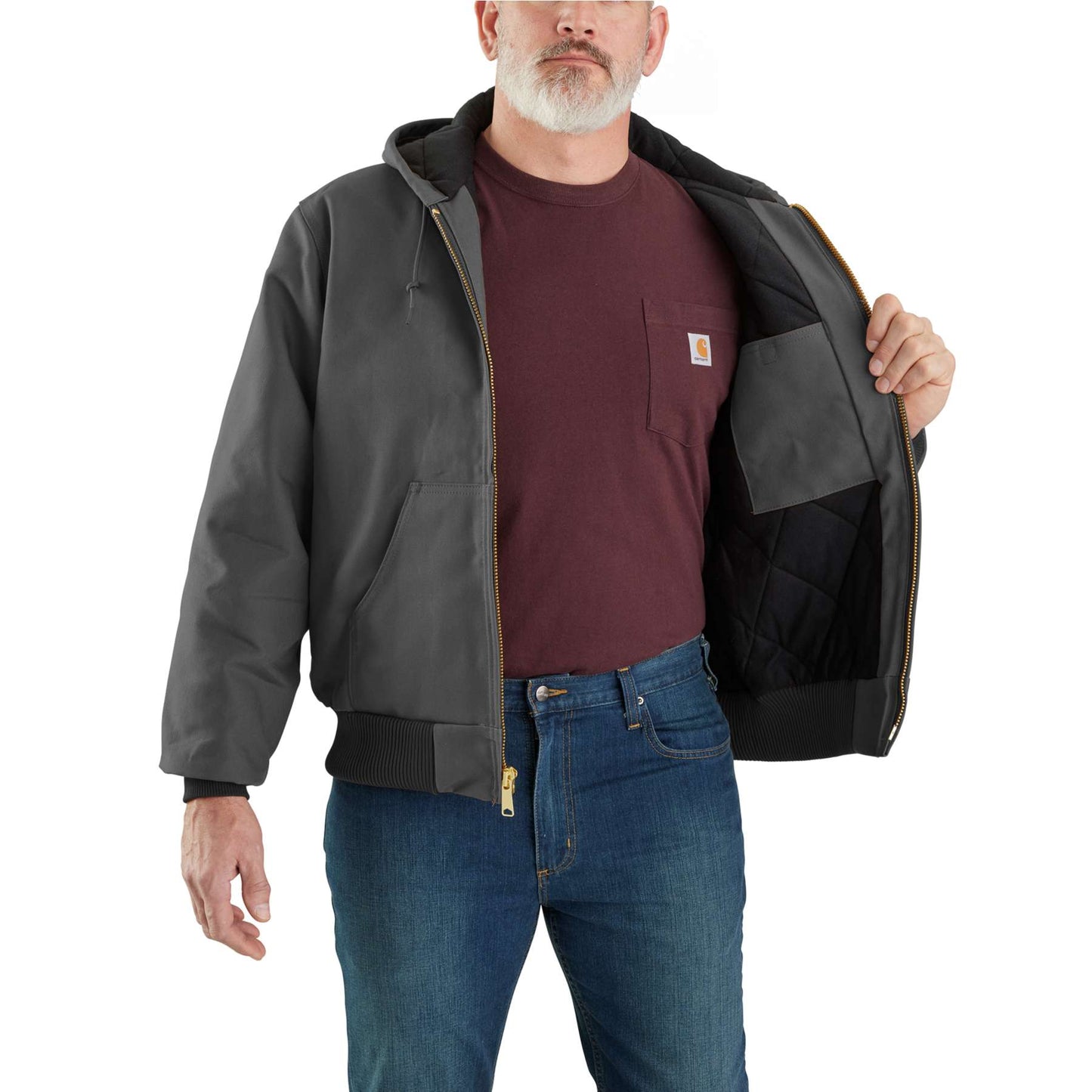 Carhartt J140 Loose Fit Firm Duck Insulated Flannel-Lined Active Jacket