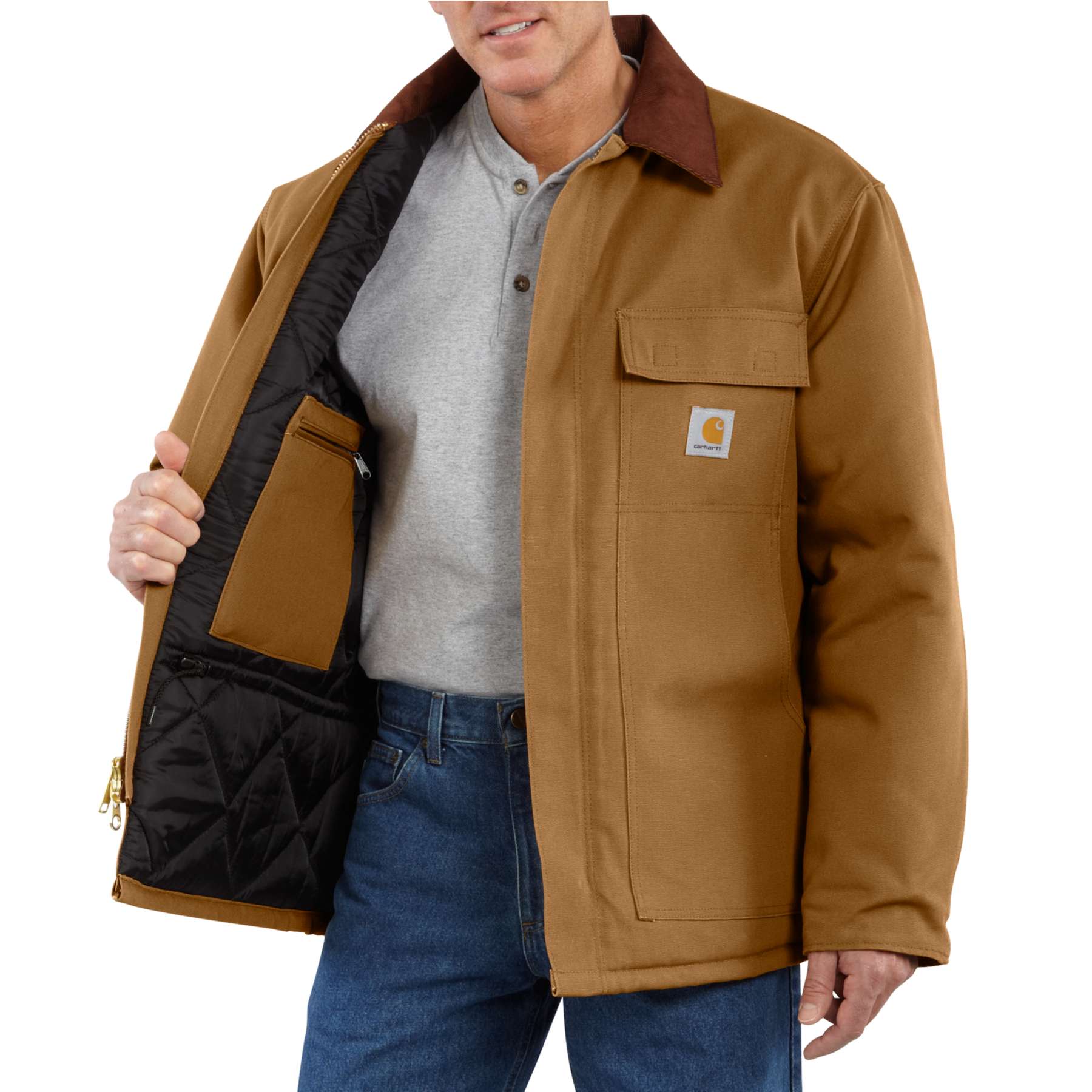 Carhartt Loose Fit Firm Duck Insulated Traditional Coat - Level 3