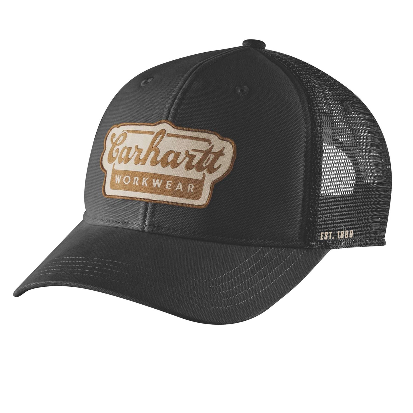 Carhartt Rugged Flex Twill Mesh-Back Script Patch Cap