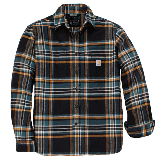 Carhartt Rugged Flex Midweight Flannel Long-Sleeve Plaid Shirt