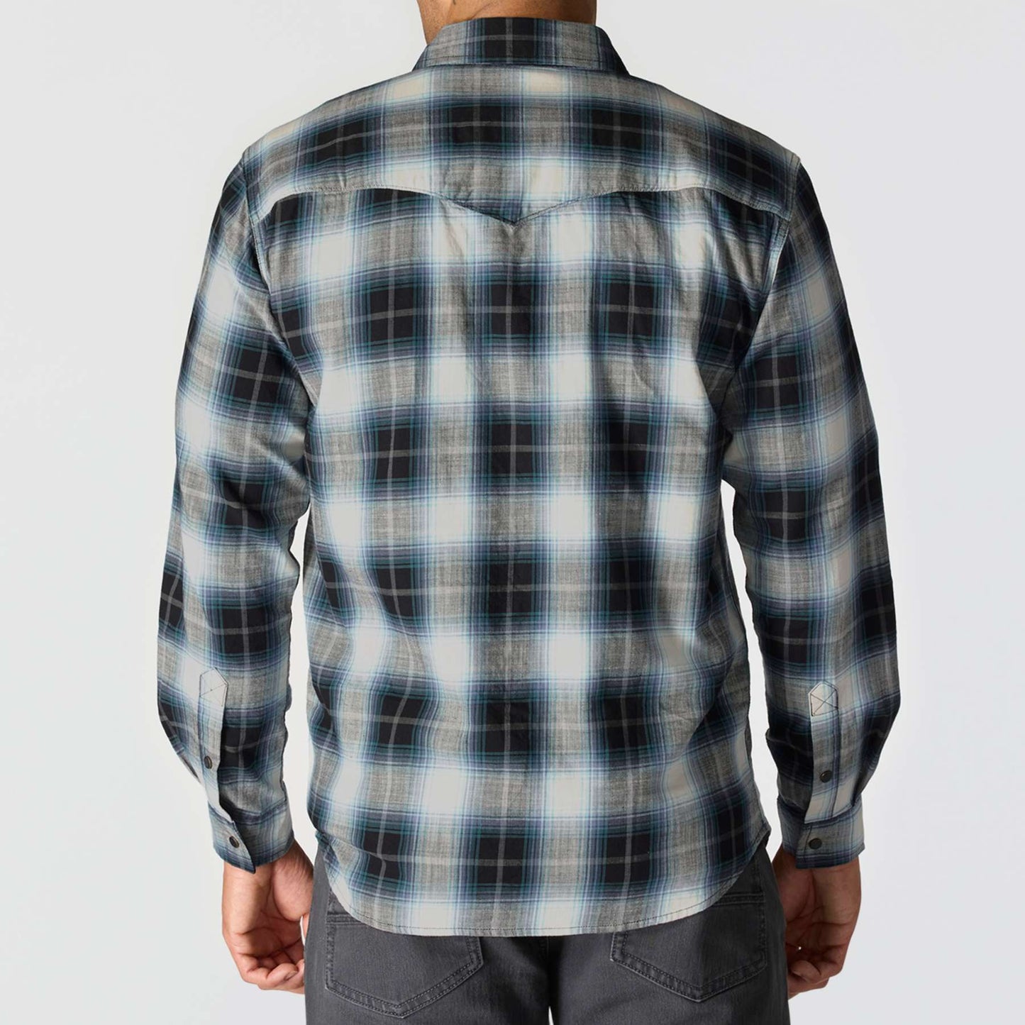 Carhartt Montana Rugged Flex Relaxed Fit Lightweight Long-Sleeve Snap-Front Plaid Shirt