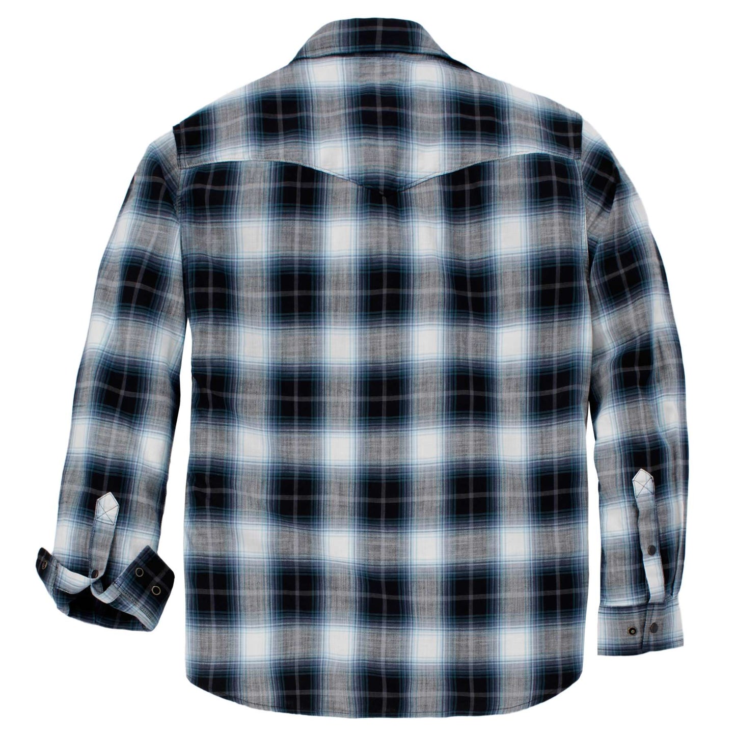 Carhartt Montana Rugged Flex Relaxed Fit Lightweight Long-Sleeve Snap-Front Plaid Shirt