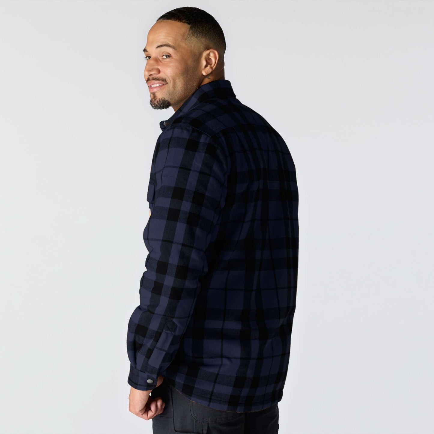 Carhartt Relaxed Fit Flannel Sherpa-Lined Shirt Jacket