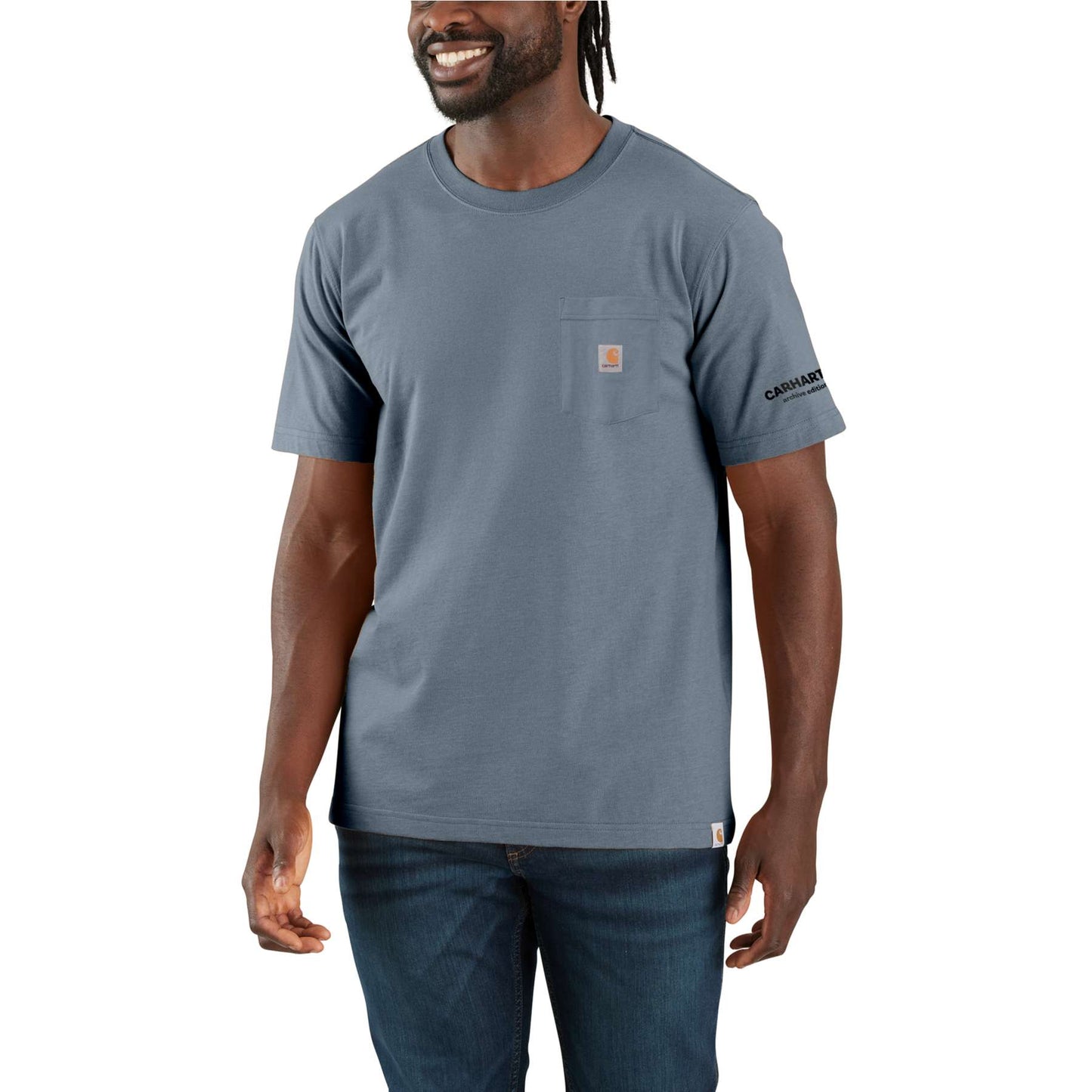 Carhartt Relaxed Lightweight Pocket Short-Sleeve Streetcar Graphic T-Shirt