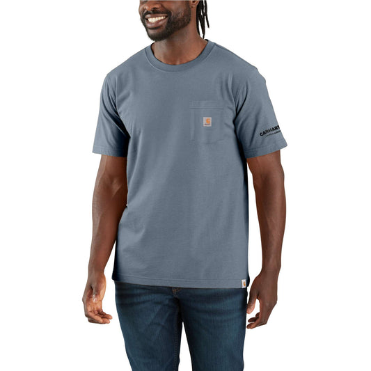 Carhartt Relaxed Lightweight Pocket Short-Sleeve Streetcar Graphic T-Shirt