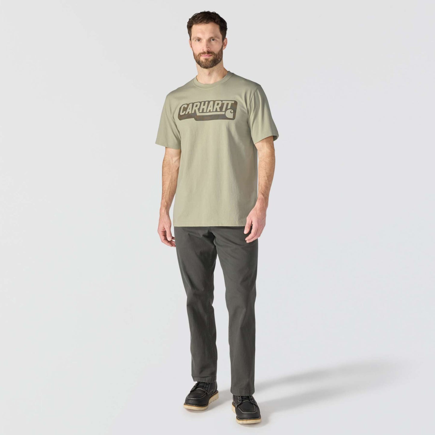 Carhartt Irvine Relaxed Camo Logo T-Shirt
