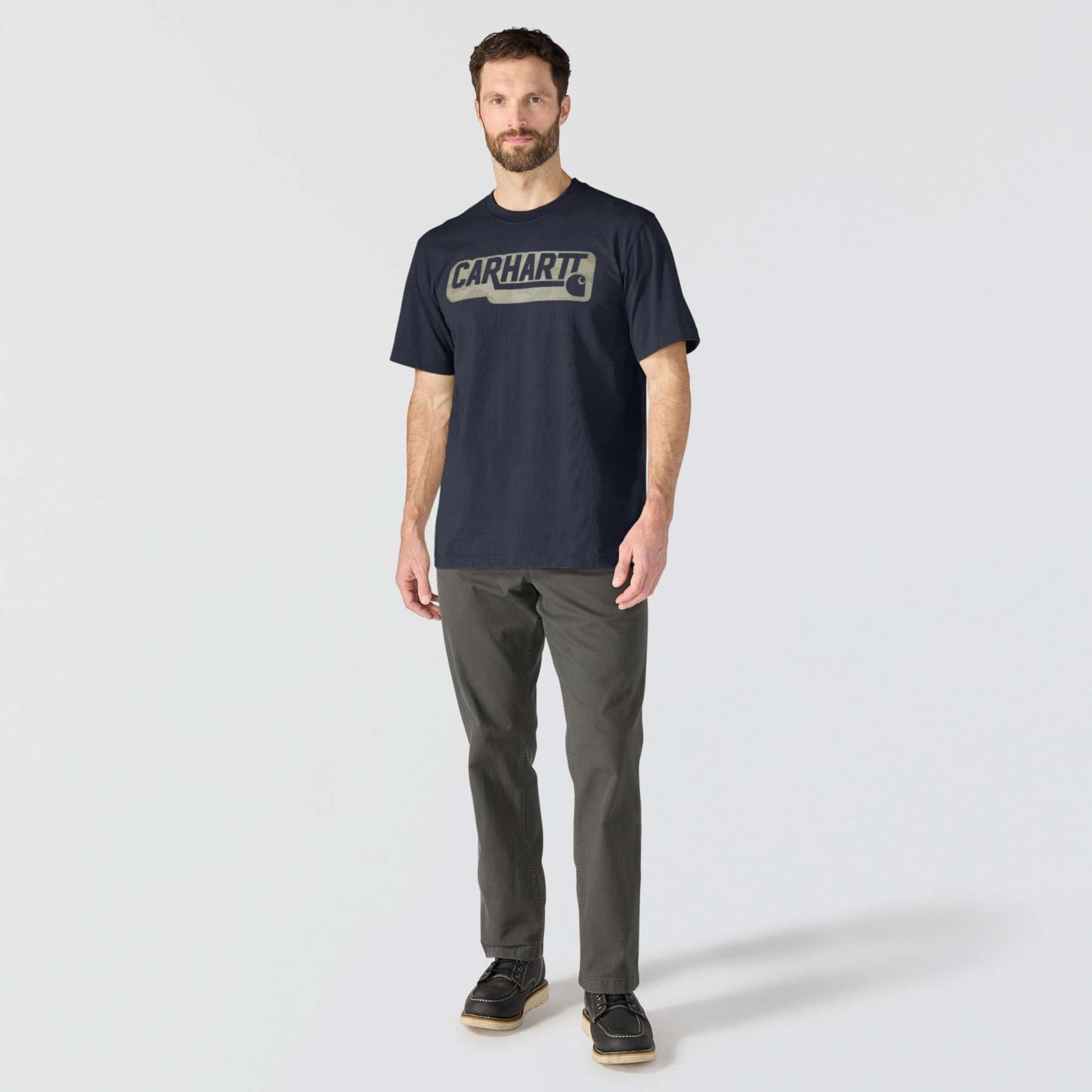 Carhartt Irvine Relaxed Camo Logo T-Shirt