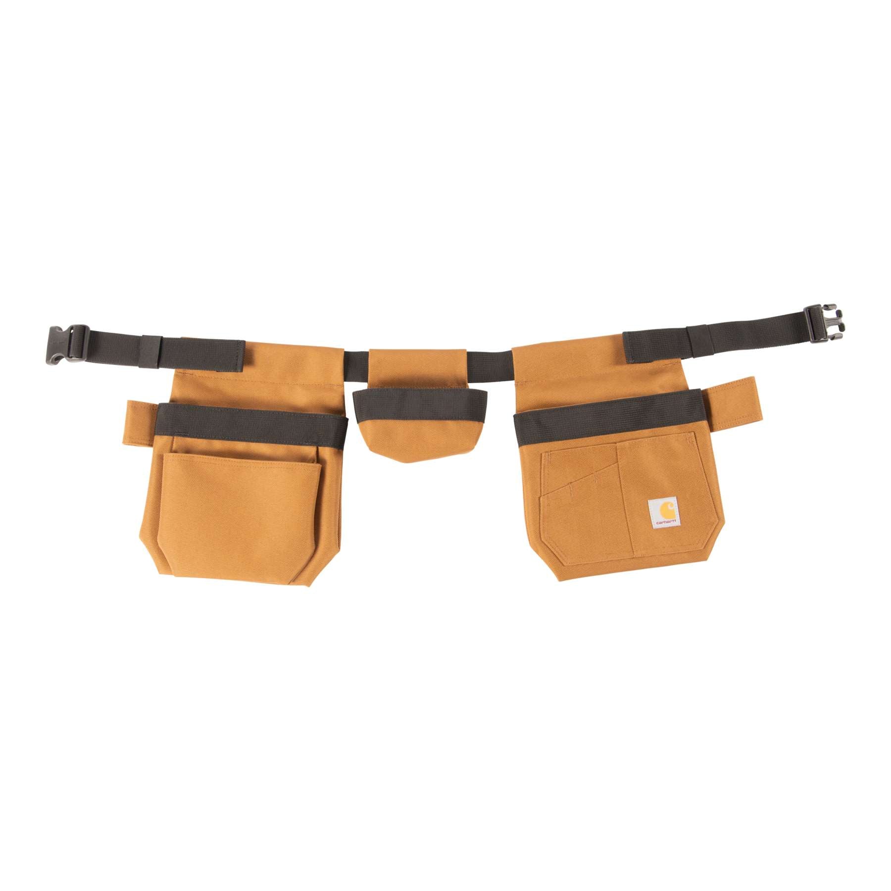 Carhartt adjustable utility belt in durable water-repellent canvas with tool pockets and hammer loops