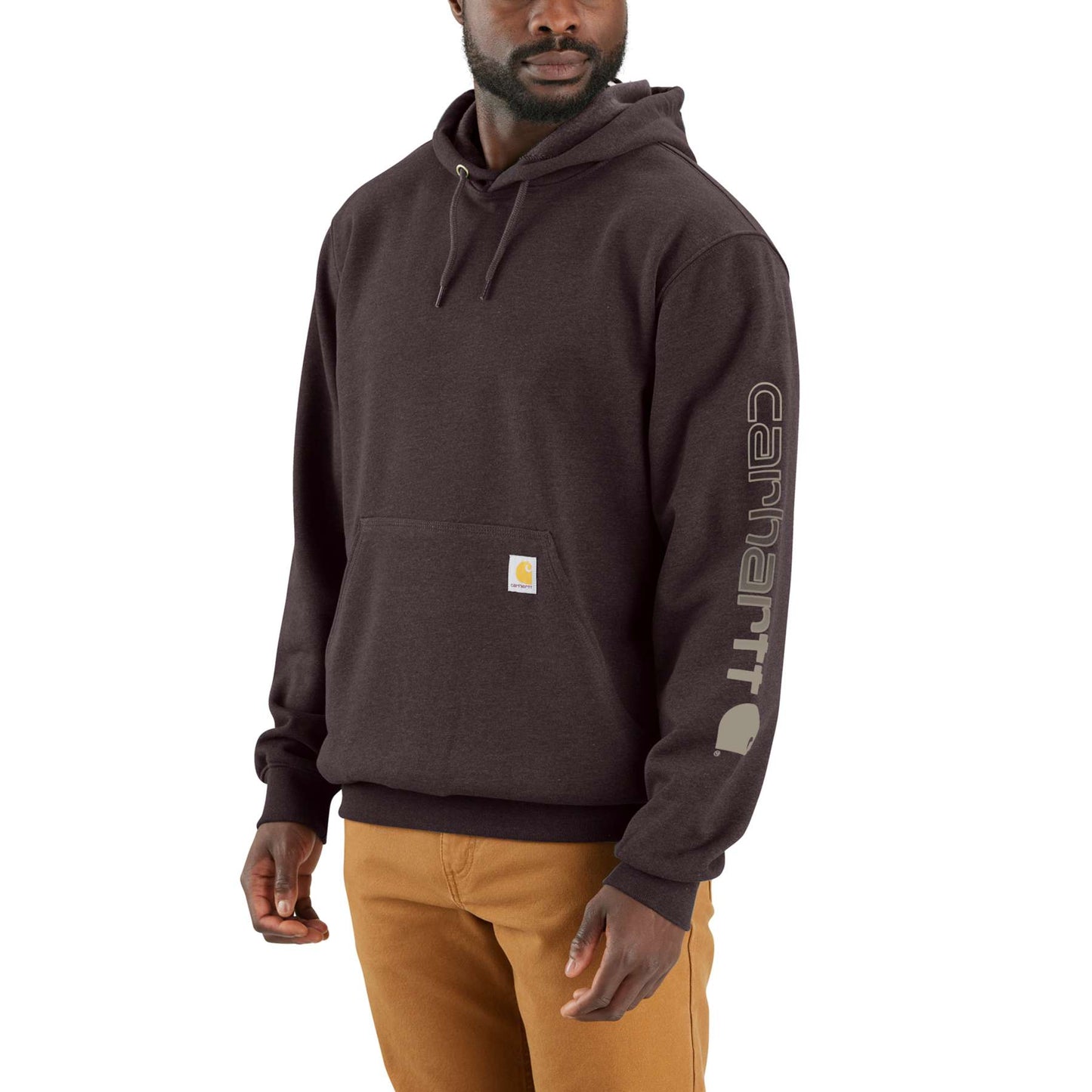 Carhartt Midweight Sleeve Logo Hooded Sweatshirt