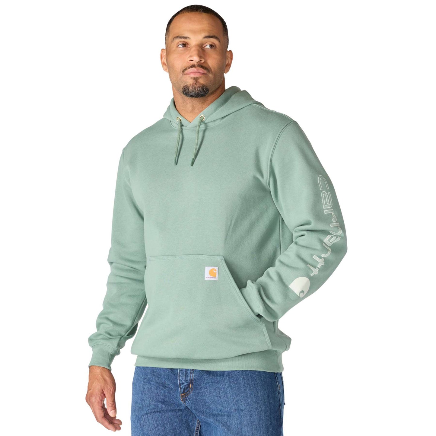 Carhartt Midweight Sleeve Logo Hooded Sweatshirt