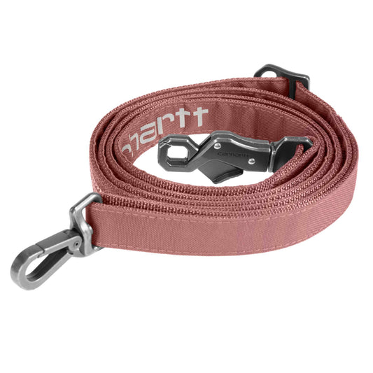 Carhartt Field dog lead in water-resistant 600D fabric with reflective 3M branding and metal claw clasp