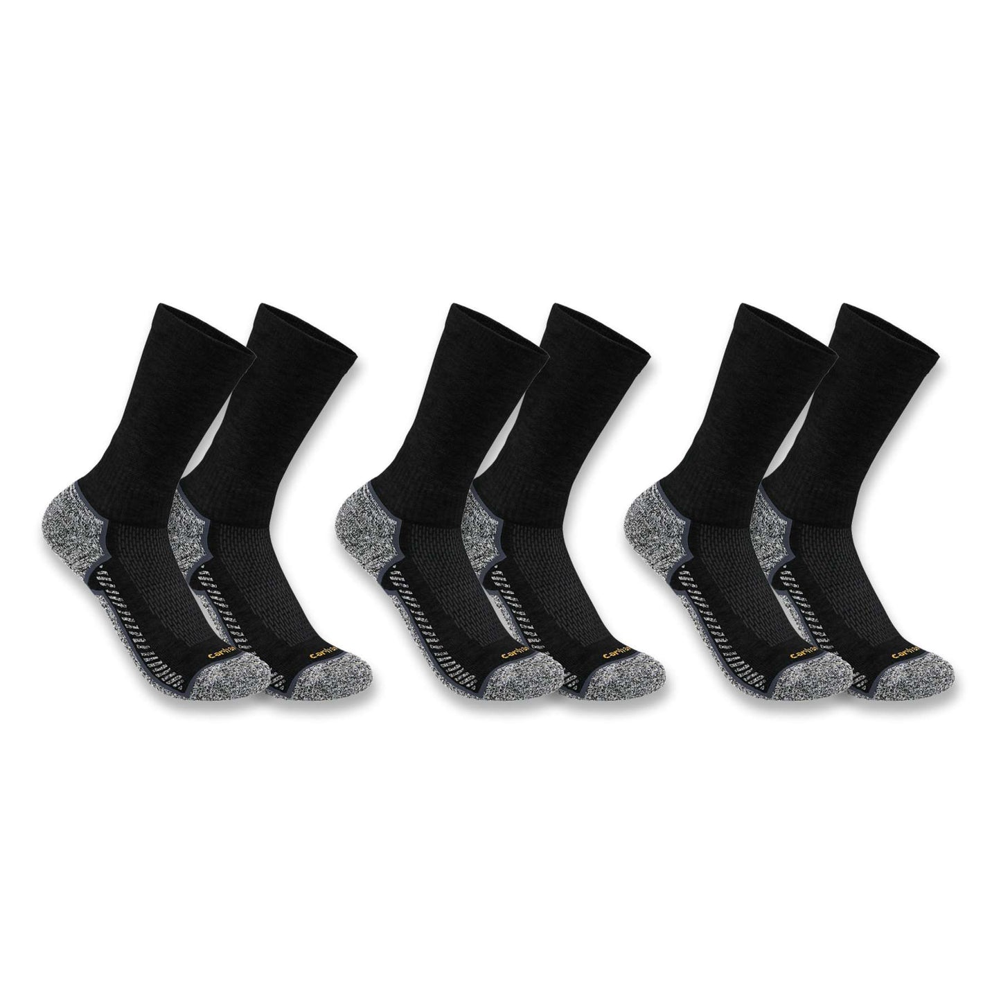 Carhartt Force Midweight Crew Sock 3-Pack
