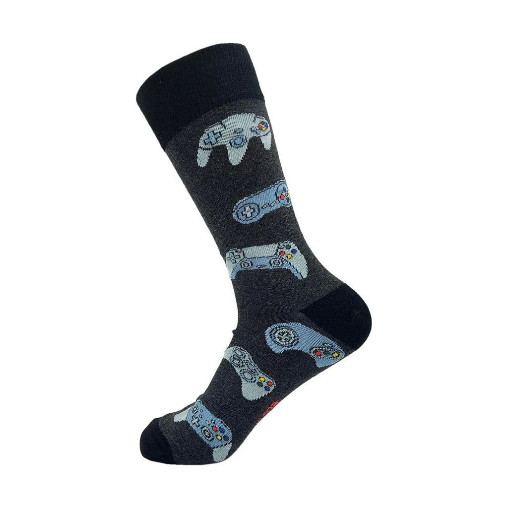 Eco Chic Eco-FriendlyGrey Gaming Bamboo Socks