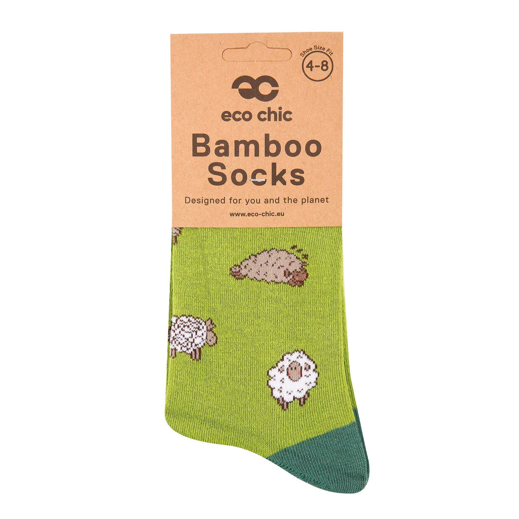 Eco Chic Eco-Friendly Cute Sheep Bamboo Socks