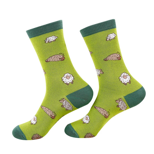 Eco Chic Eco-Friendly Cute Sheep Bamboo Socks