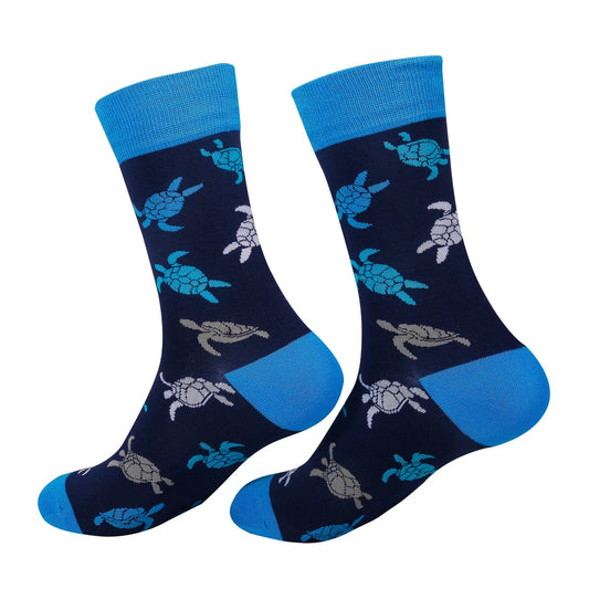 Eco Chic Eco-Friendly Sea Turtles Bamboo Socks