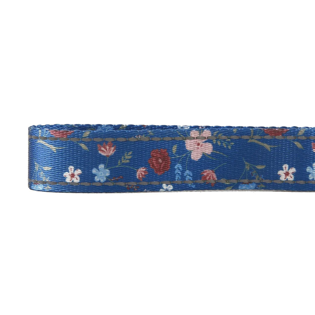 Eco Chic Floral Navy Dog Lead