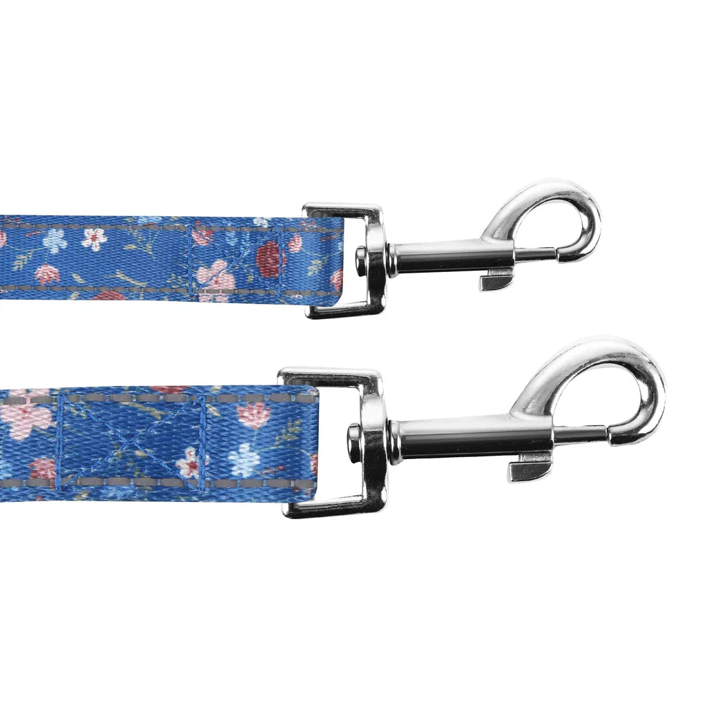 Eco Chic Floral Navy Dog Lead