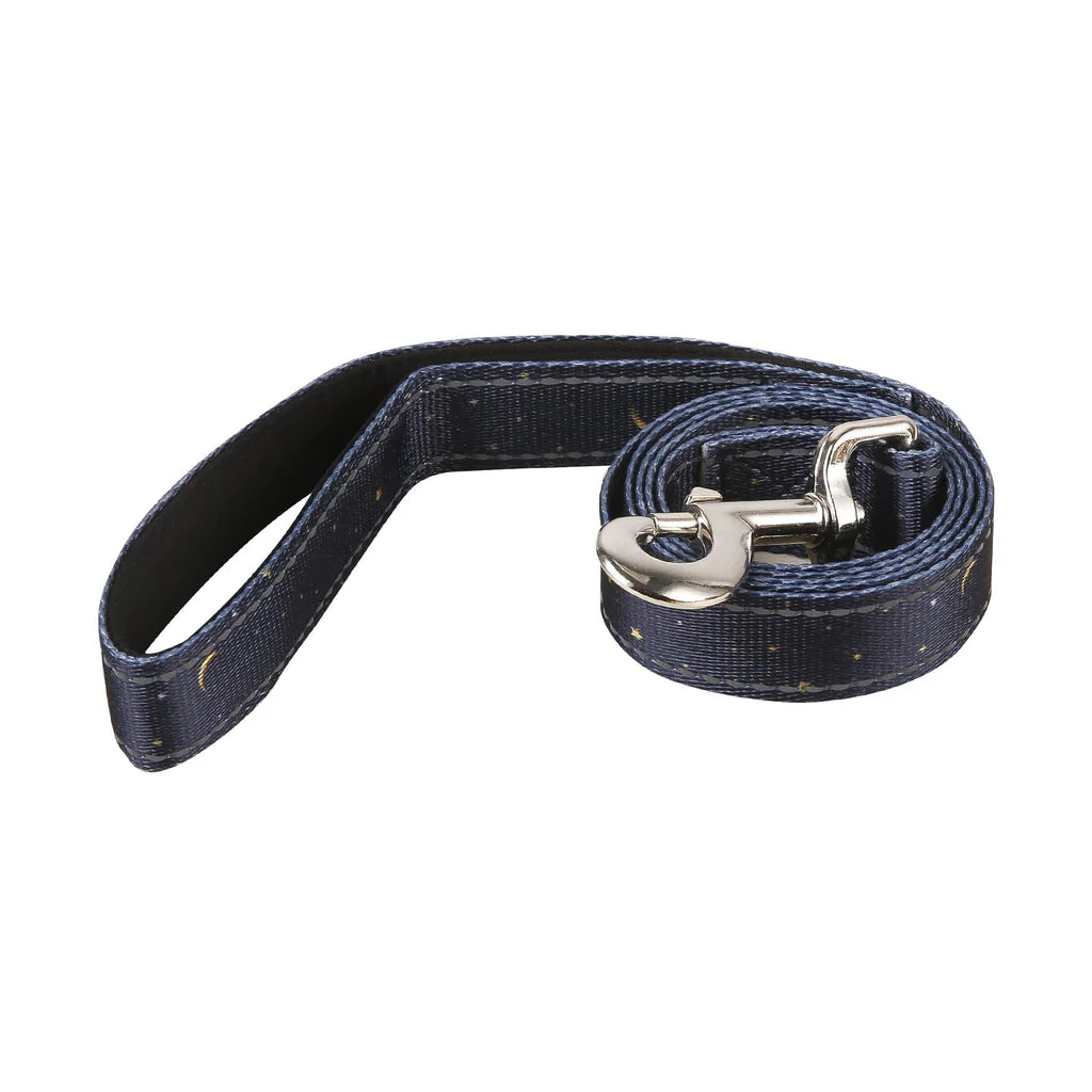 Eco Chic Navy Stars & Moons Dog Lead