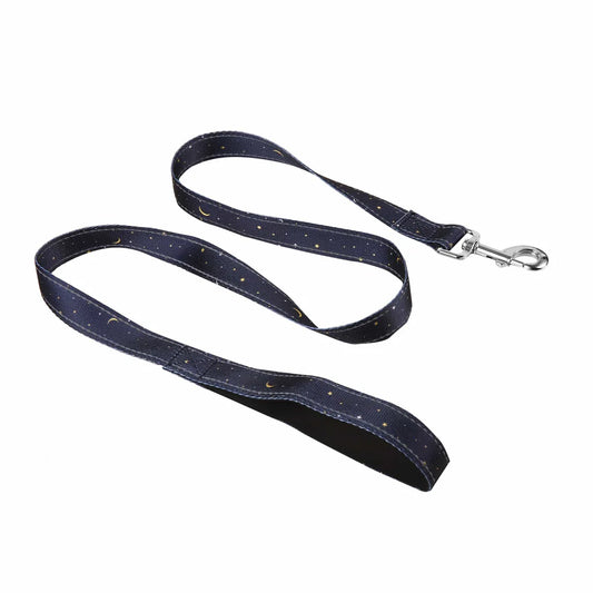 Eco Chic Navy Stars & Moons Dog Lead