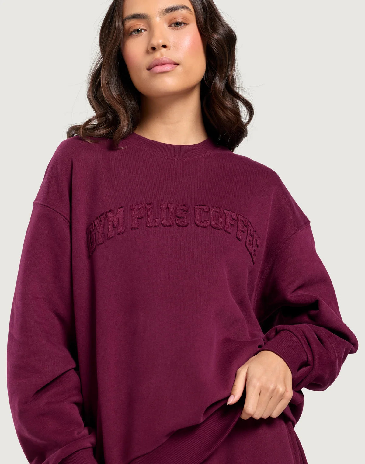 Gym+Coffee Daily Relaxed Fit Crewneck Sweatshirt