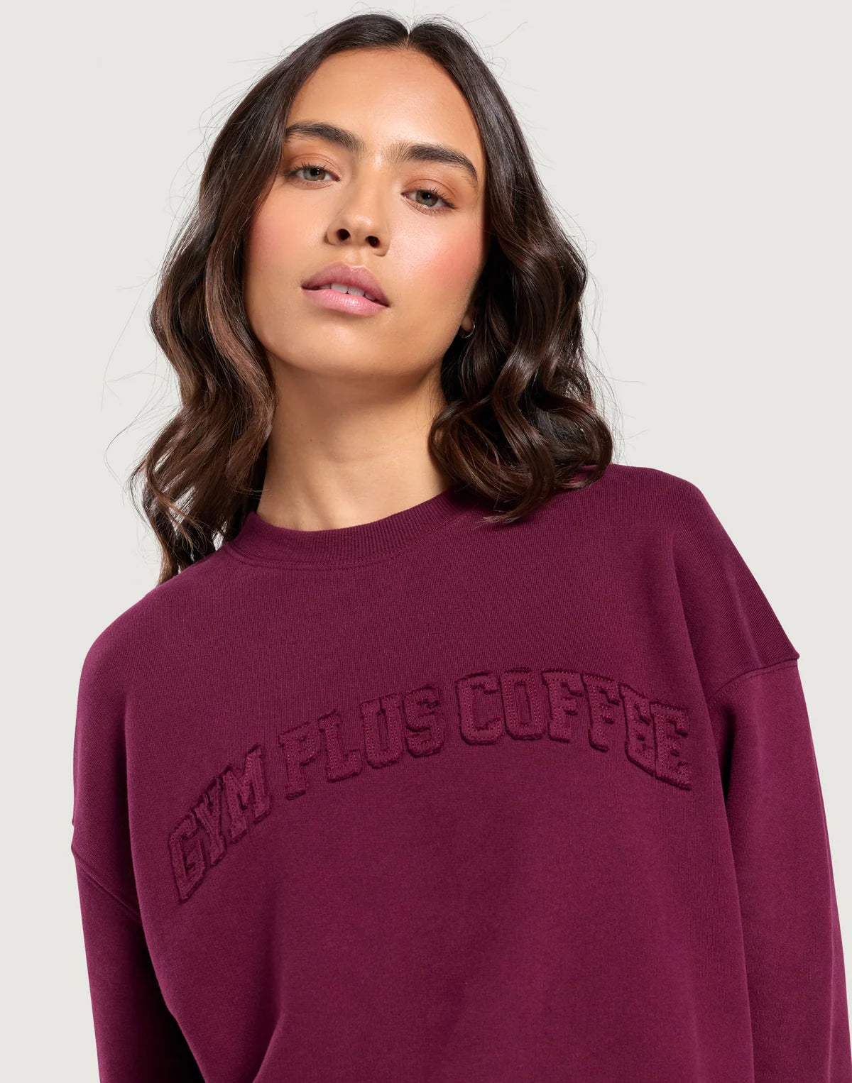 Gym+Coffee Daily Relaxed Fit Crewneck Sweatshirt