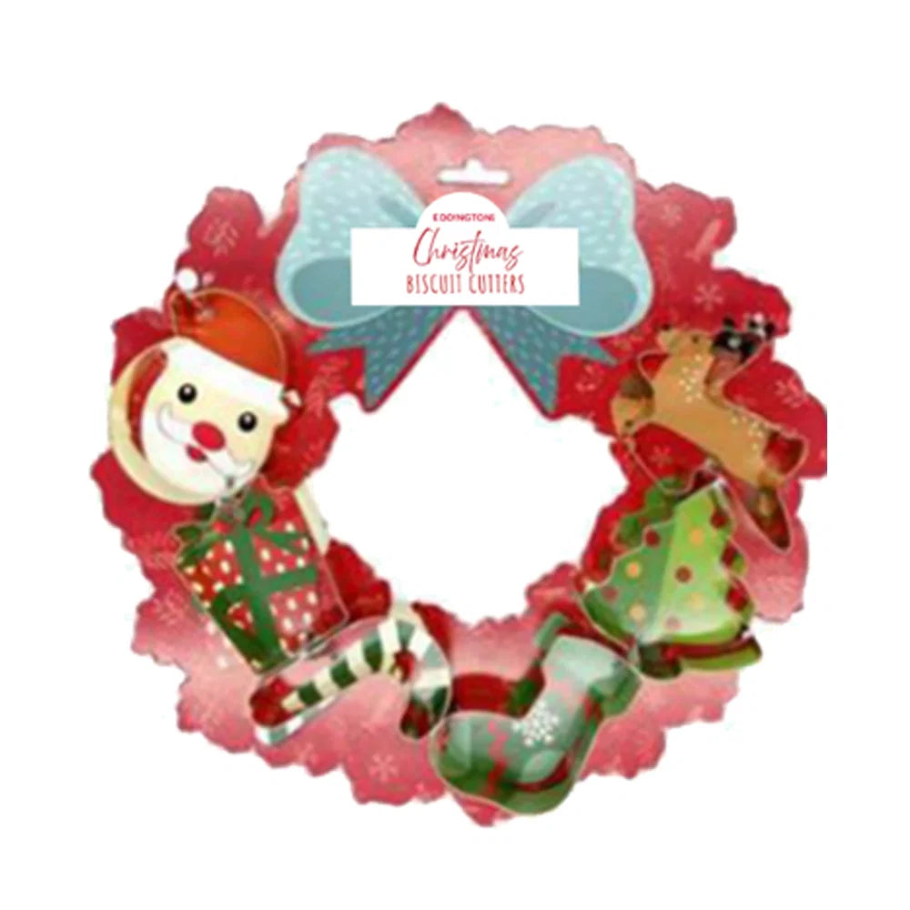 Eddingtons Christmas Wreath Biscuit Cutter Set