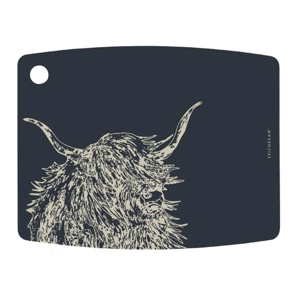 Eddingtons Epicurean Highland Cow Gourmet Chopping Board