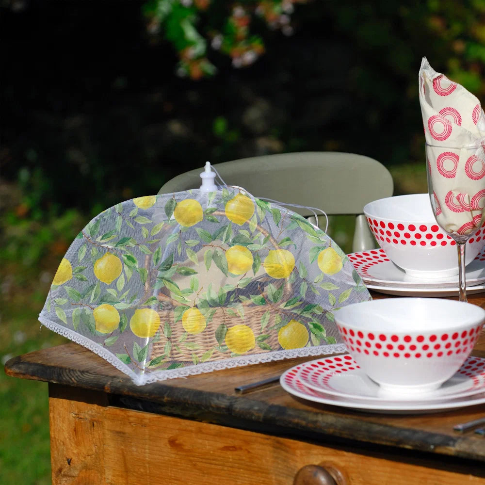Eddingtons Large Food Cover Lemon Grove Print