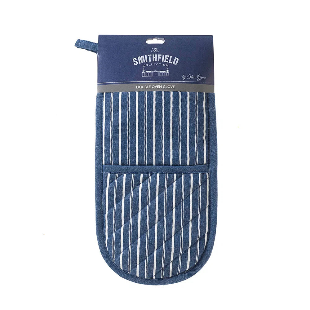Eddingtons Smithfield Butchers Stripe Double Oven Glove