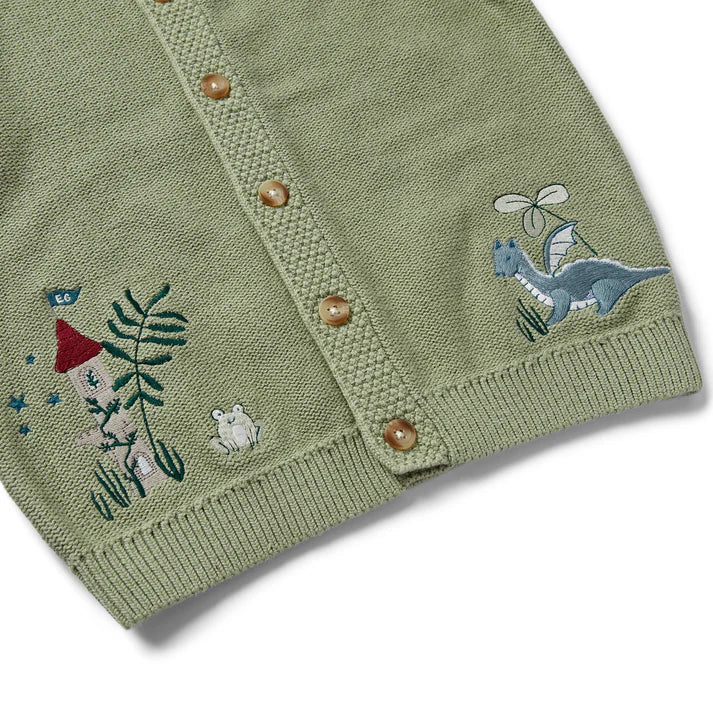 Eleanor Charles The Organic Cotton Embroidered Cardigan