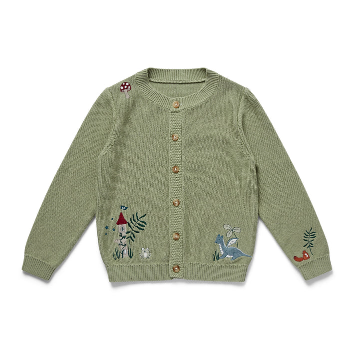 Eleanor Charles The Organic Cotton Embroidered Cardigan