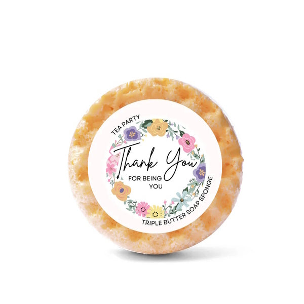 Emily Victoria Thank You Tea Party Butter Soap Sponge