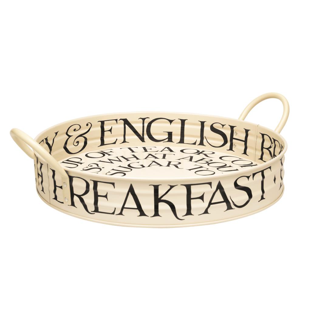 Emma Bridgewater Black Toast Large Handle Tray