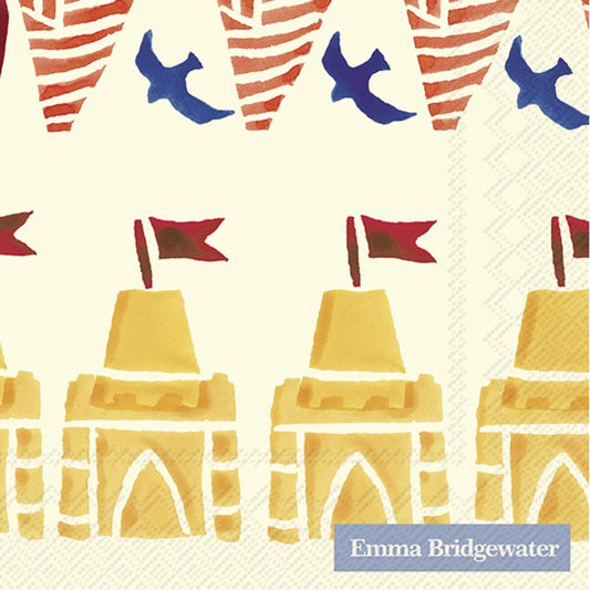 Emma Bridgewater Cocktail Napkins Summer Icons Cream