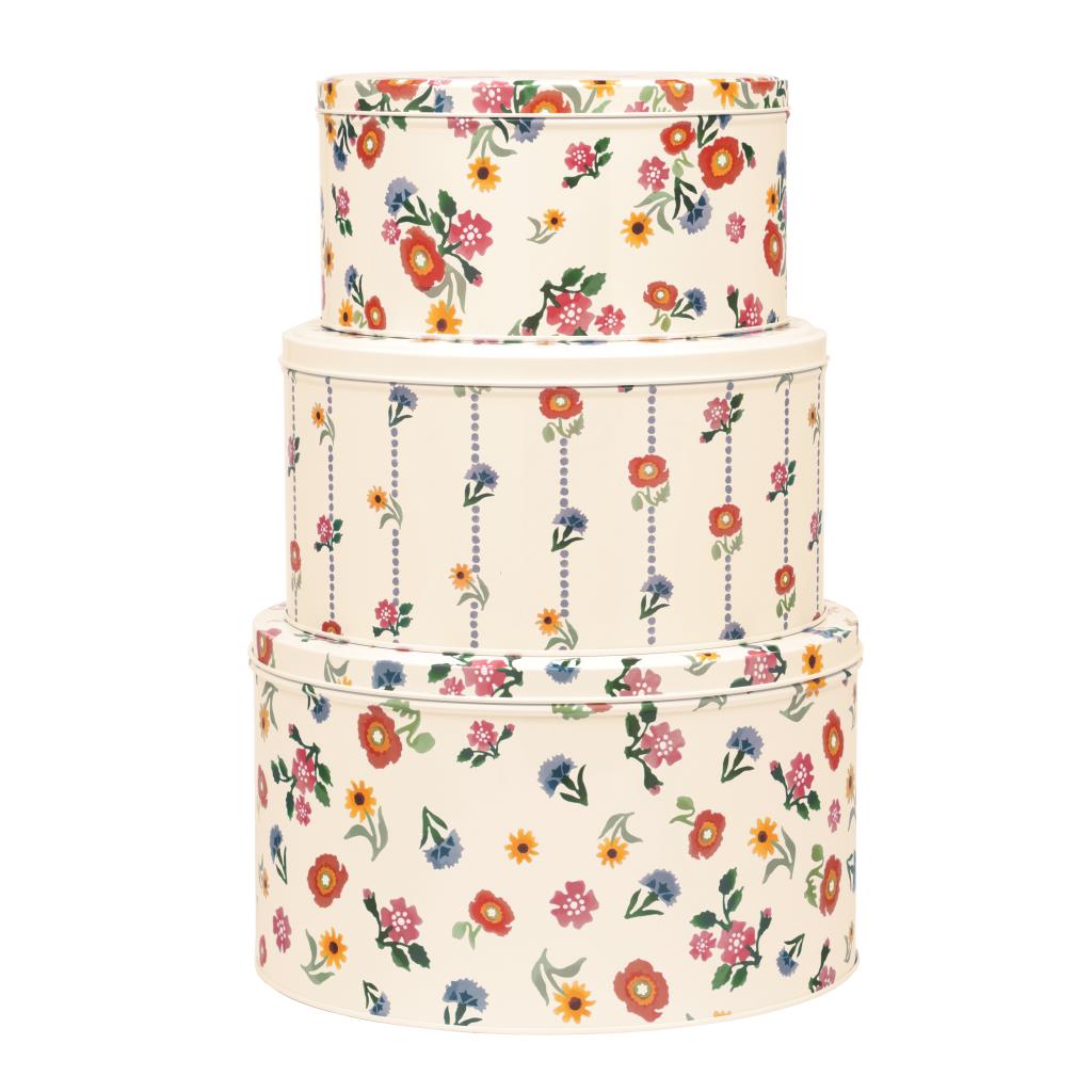 Emma Bridgewater Poppies Cake Tins Set 3