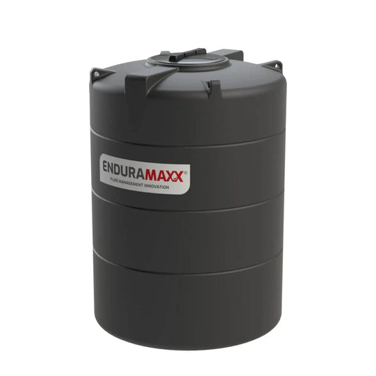 1,500 Litre Vertical Tank - Black - Potable Water - 1 SG