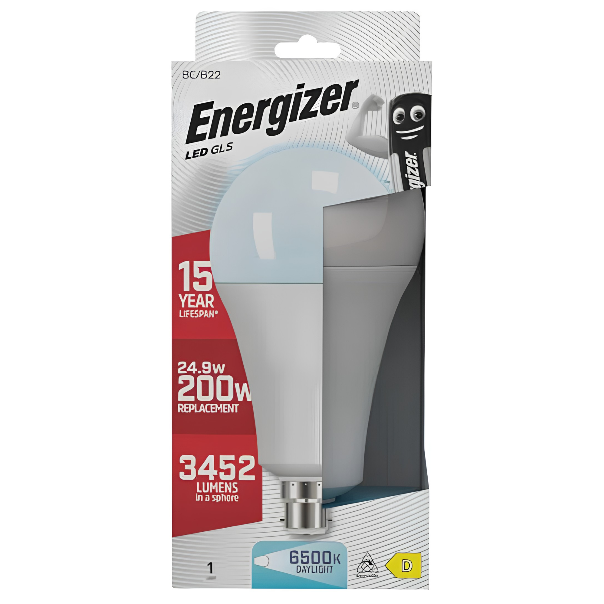 Energizer S29836 LED BC B22 24.9W Daylight GLS Bulb