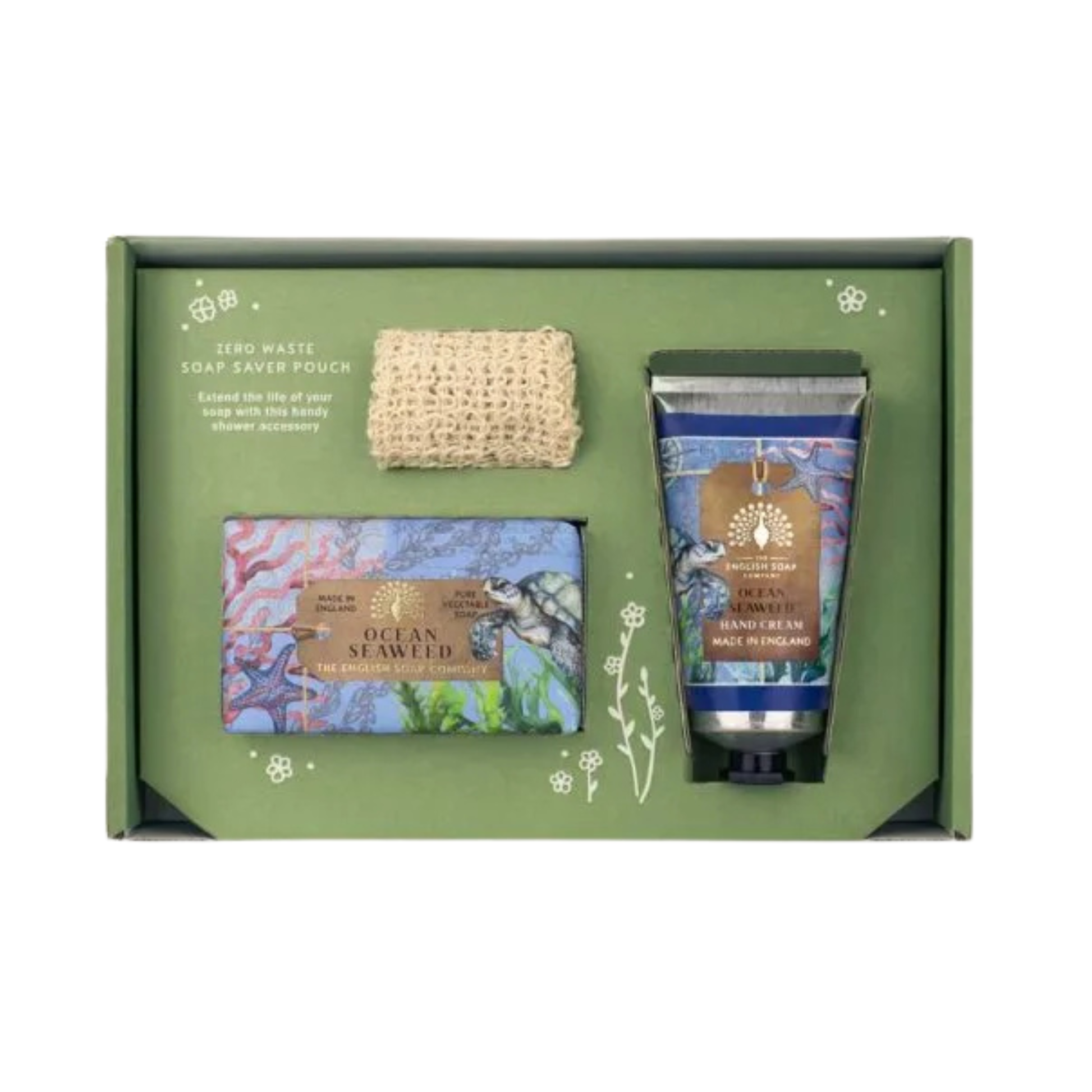 English Soap Company Anniversary Trio Ocean Seaweed Hand & Body Gift Set