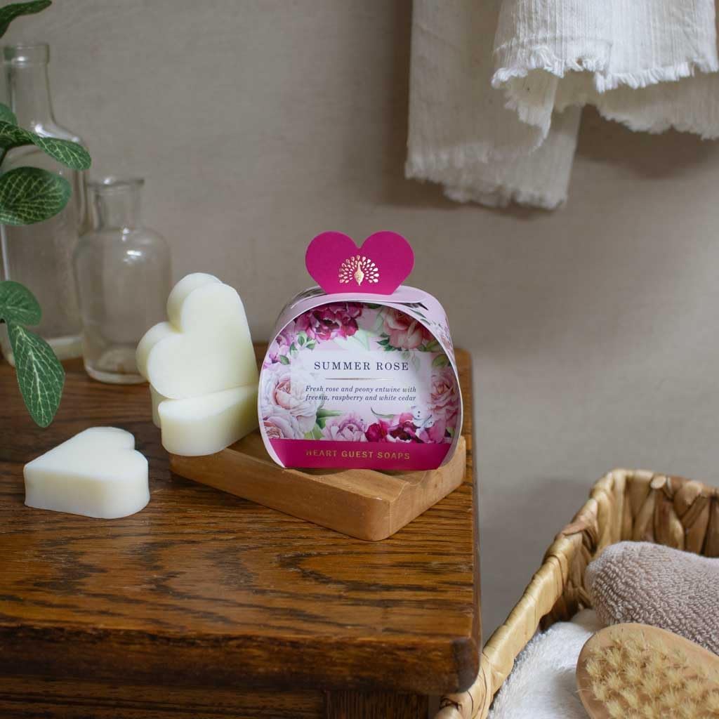 English Soap Company Herritage Collection Summer Rose Guest Soaps