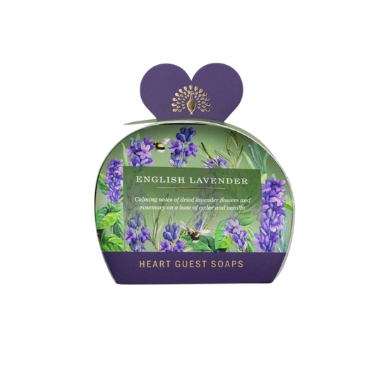 English Soap Company Lavender Heart Guest Soaps