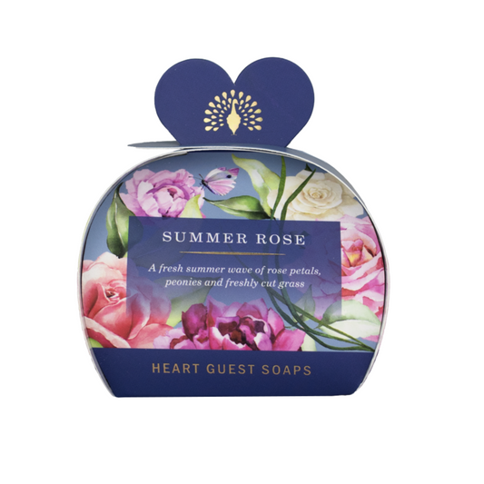English Soap Company Summer Rose Heart Guest Soaps