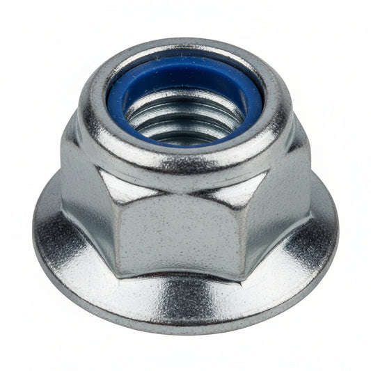 Ifor Williams Nut M12 Flanged Nyloc 10-Pack