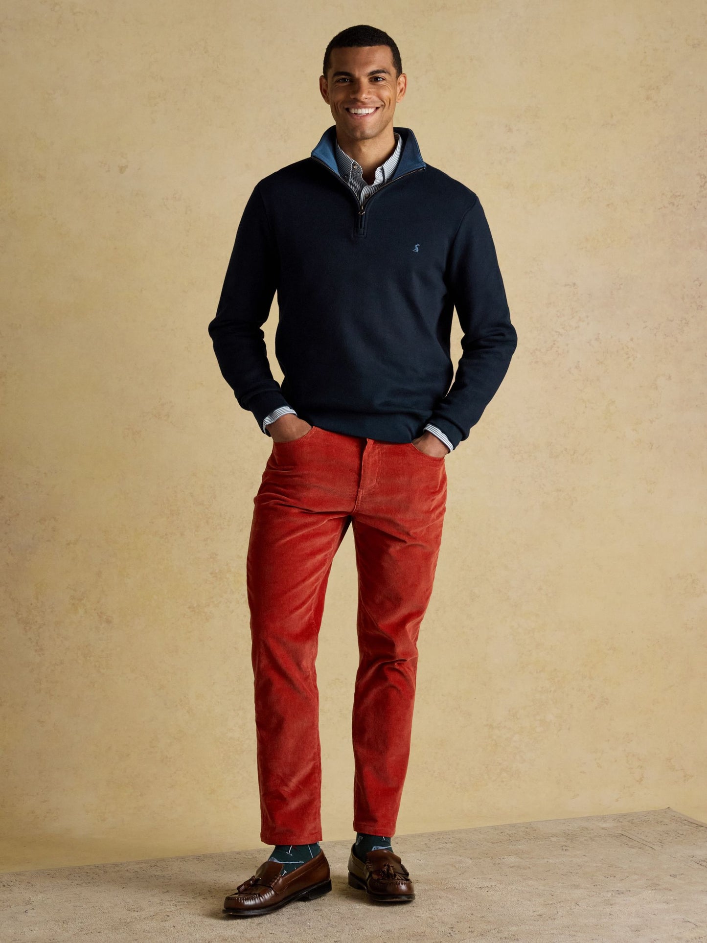 Joules Alistair Zip-Neck Sweatshirt