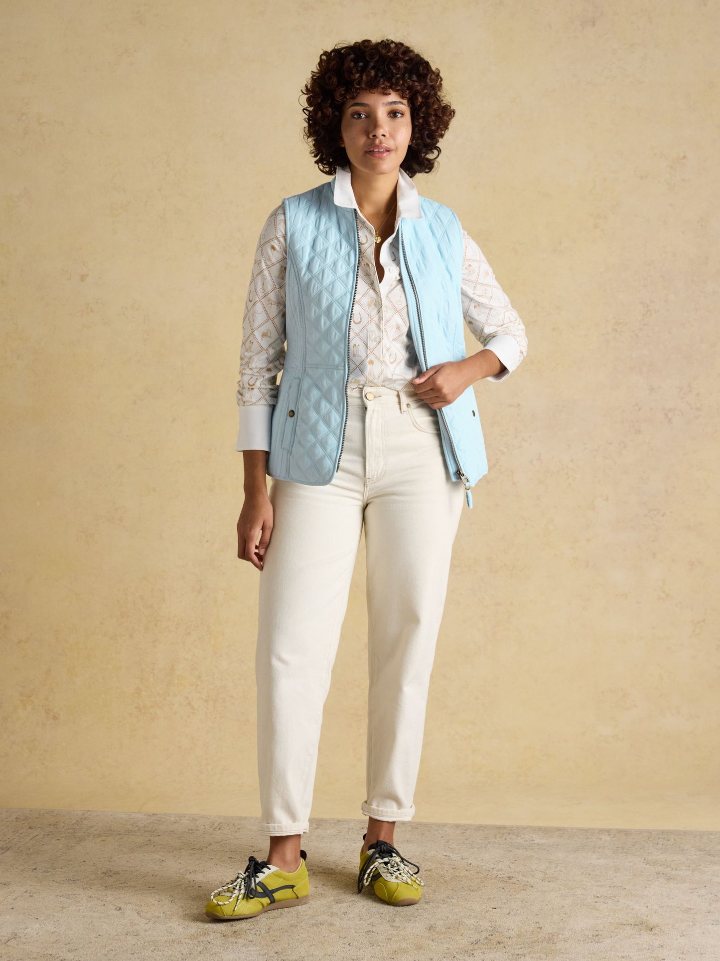 Joules Minx Showerproof Diamond Quilted Gilet