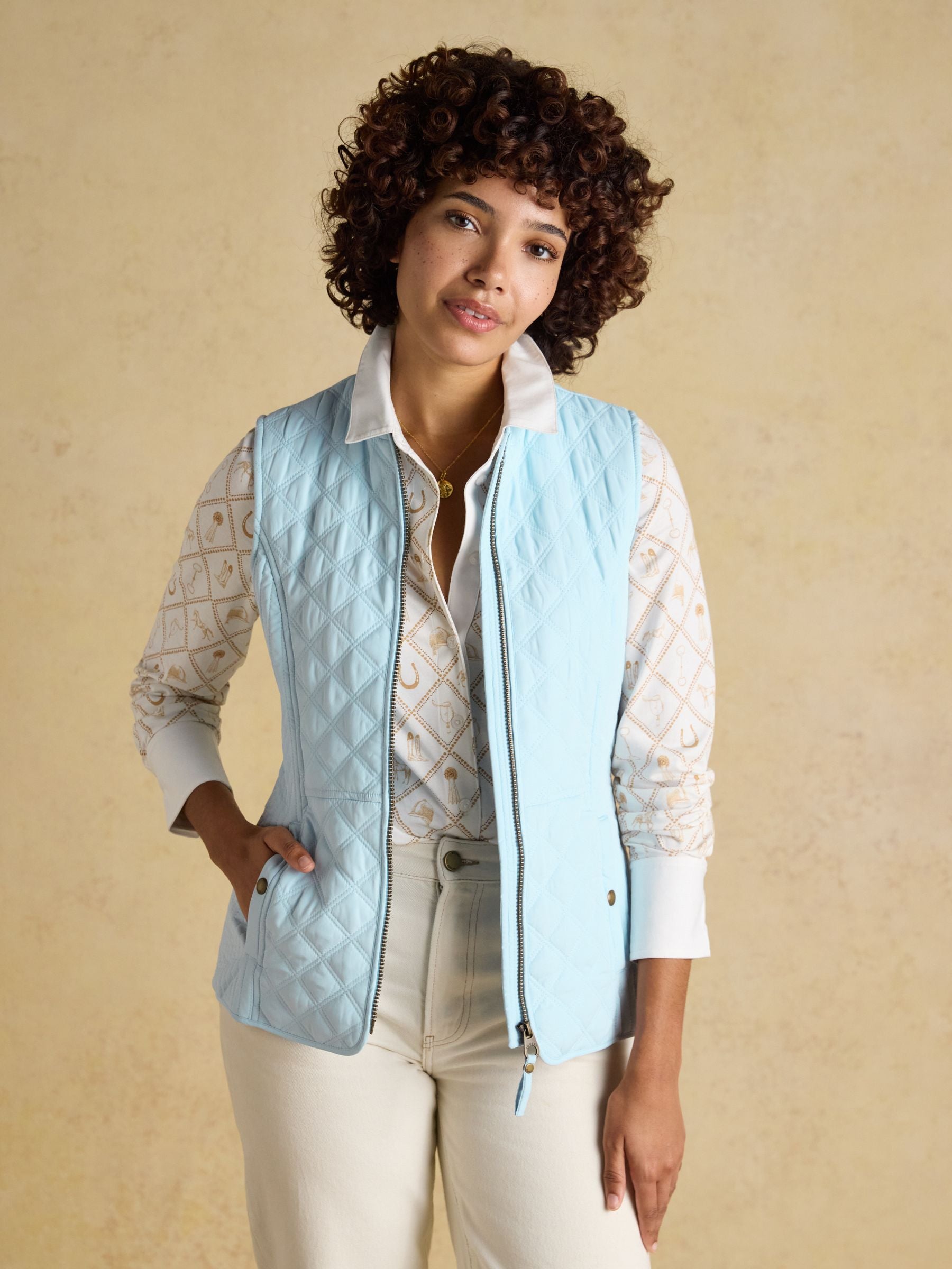 Joules Minx Showerproof Diamond Quilted Gilet – Sam Turner & Sons