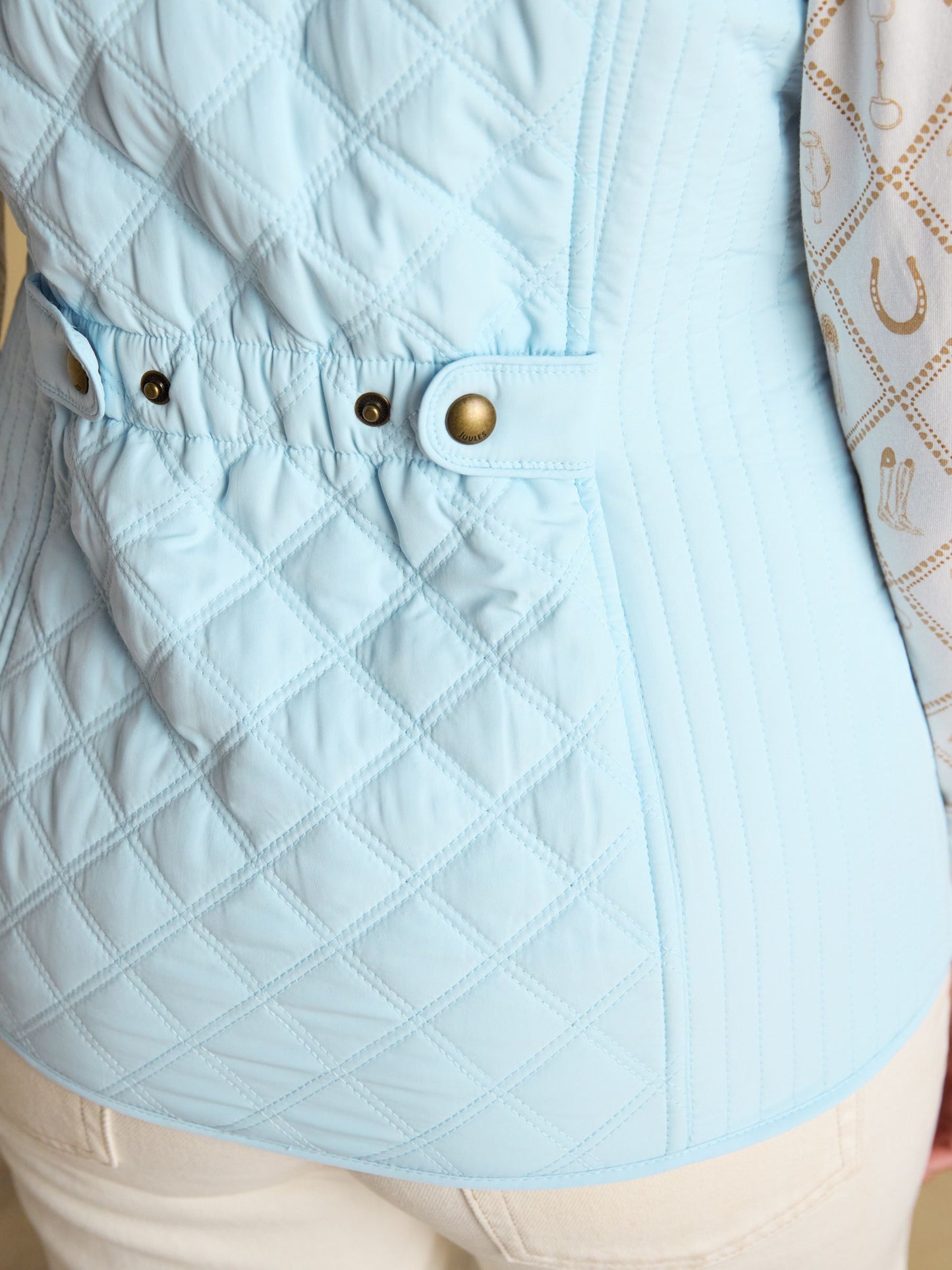 Joules Minx Showerproof Diamond Quilted Gilet